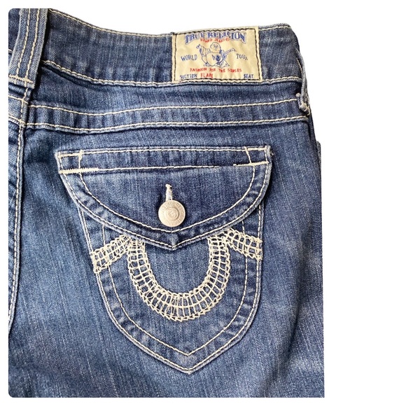 True Religion | Joey Flare Denim Jeans | Sz. 30 - Picture 4 of 14